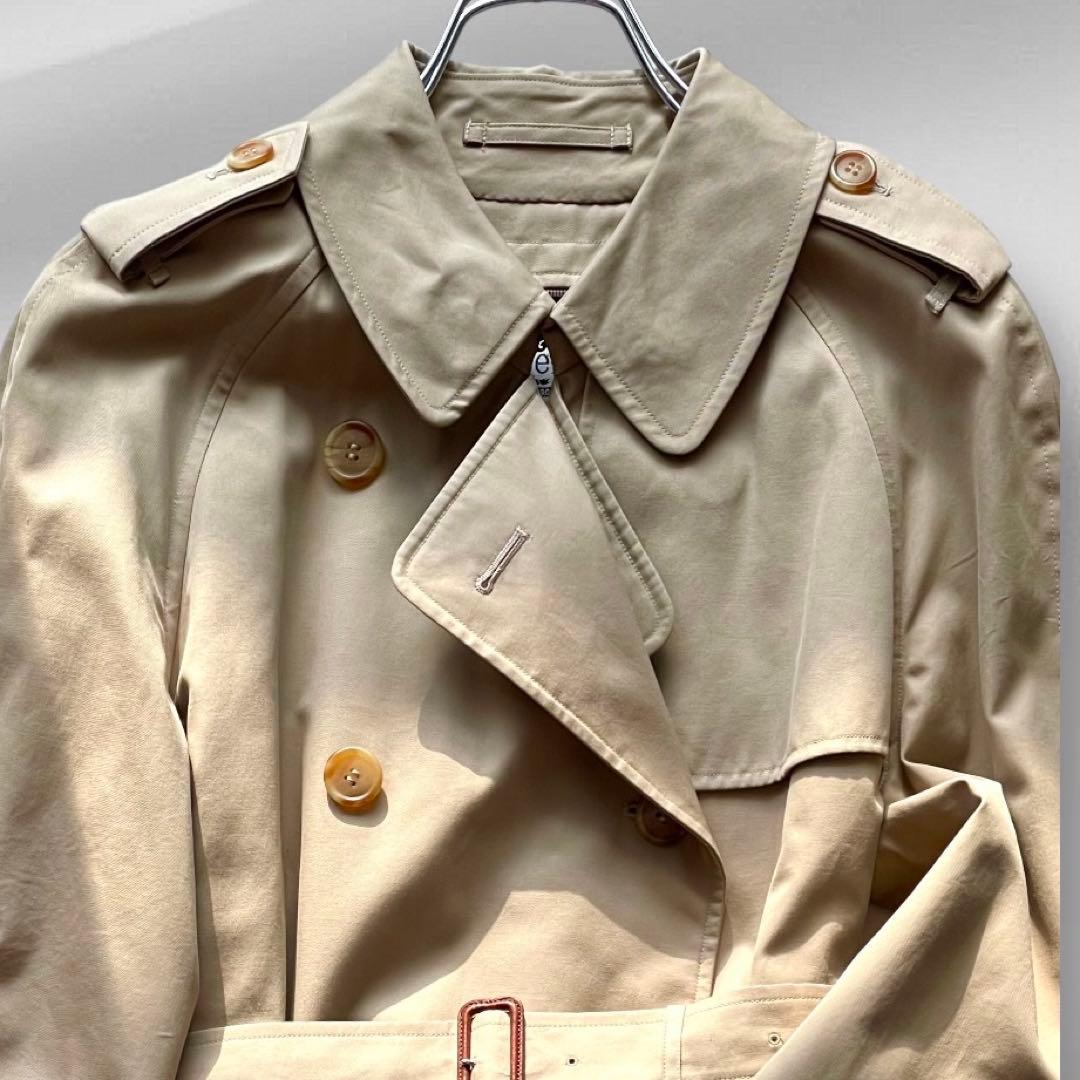 極美品✨バーバリー ロングトレンチコート ノバチェック ハニーベージュ 11