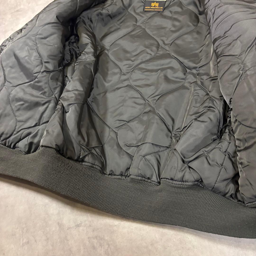 USA製 ALPHA アルファ MA-1 flight jacket L