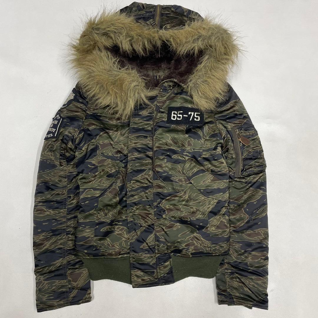美品 HYSTERIC GLAMOUR ヒステリックグラマー N-2B カモ