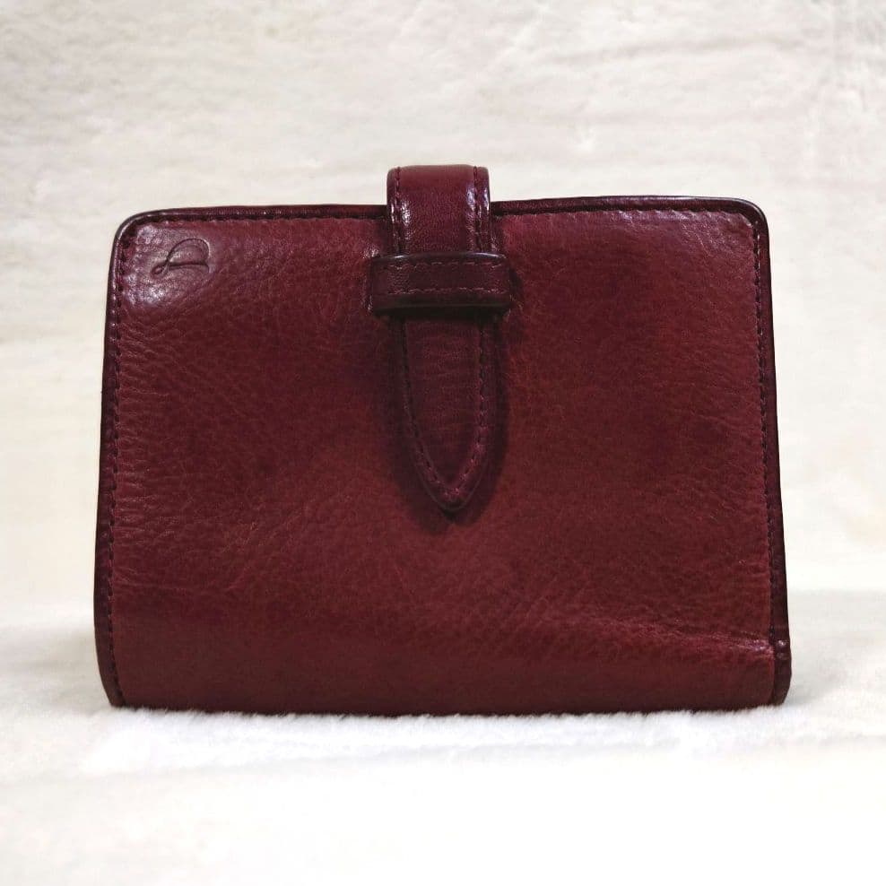 SOMES SADDLE アベリネーゼ 二つ折り財布 ボルドー 赤系