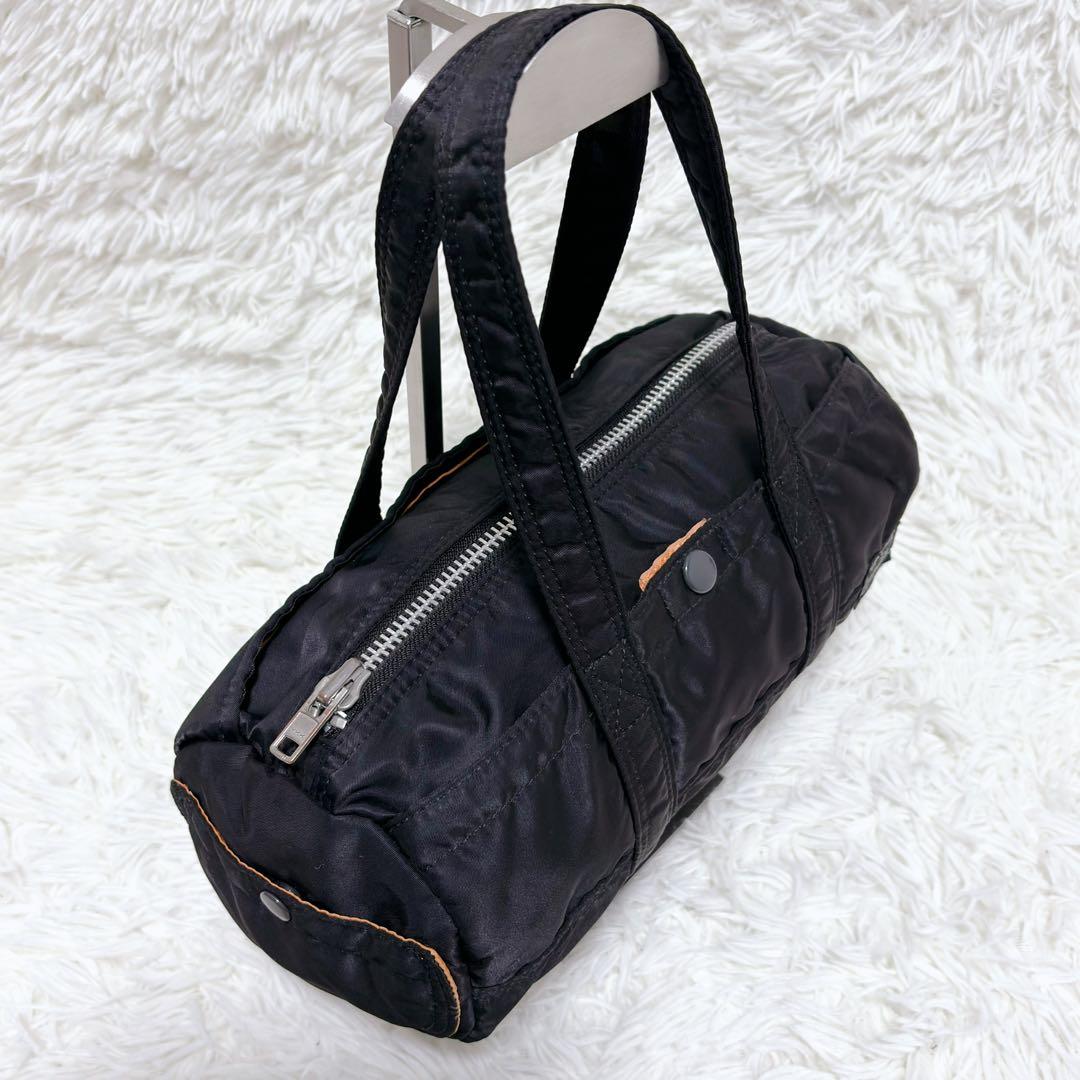 ✨廃盤品✨PORTER ポーター タンカー ミニボストン ドラムバッグ ブラック