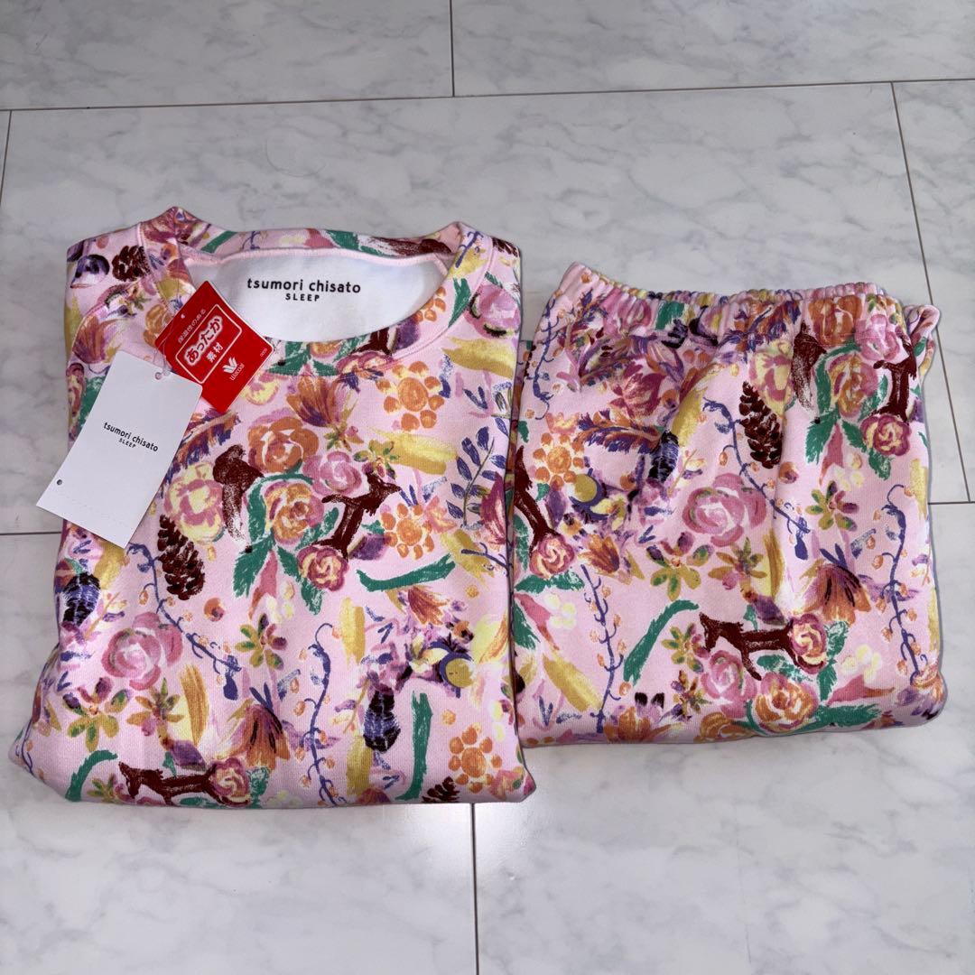 新品未使用品　ツモリチサト　パジャマ　裏起毛　WACOAL Lサイズ