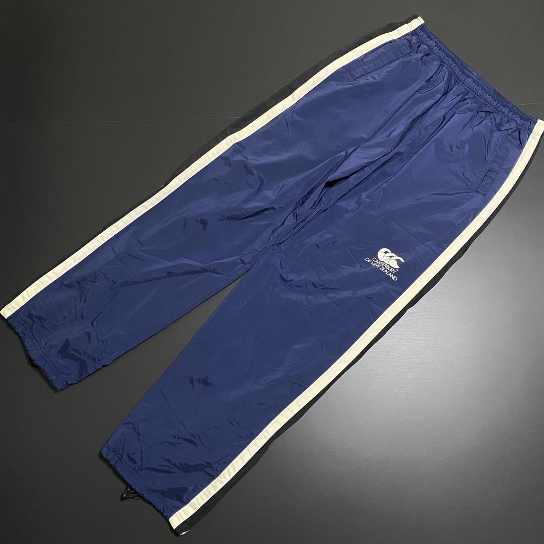 半*雄様 美品 Canterbury ウィンドブレーカー 上下セット 裏起毛 メ