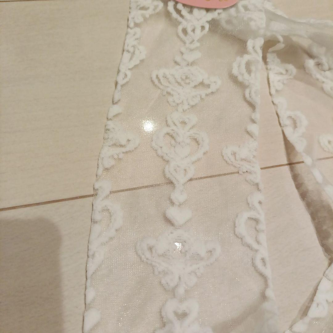 BABY　くみゃちゃん柄レースニーハイソックス