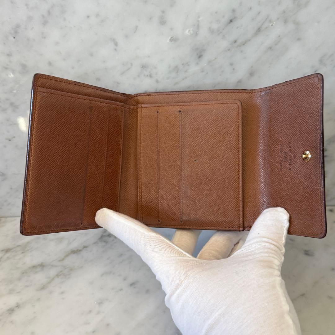 LOUIS VUITTON ルイヴィトン 三つ折り財布 モノグラム コンパクト