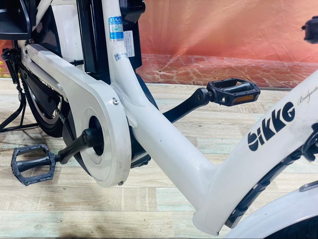 超人気！BIKKEビッケ12AH！⭐️子供乗せ電動アシスト自転車Y3442