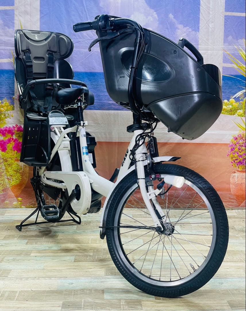 超人気！BIKKEビッケ12AH！⭐️子供乗せ電動アシスト自転車Y3442
