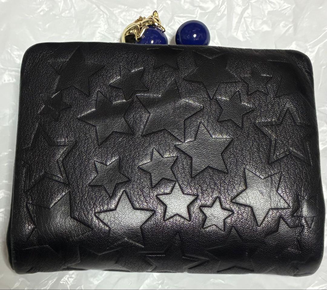ANNA SUI （アナスイ）二つ折り財布 プレイングキャット