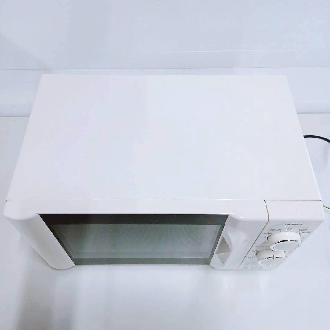 ④東日本50Hz専用TWINBIRD簡単シンプル電子レンジすぐ温まる！2021年