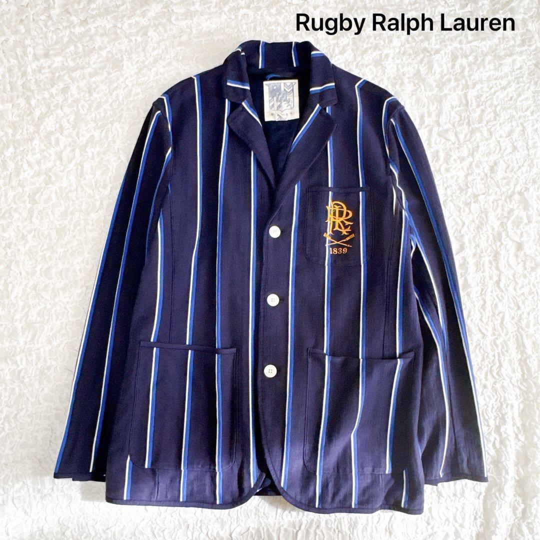 Rugby Ralph Lauren ストライプ ジャケット 刺繍エンブレム