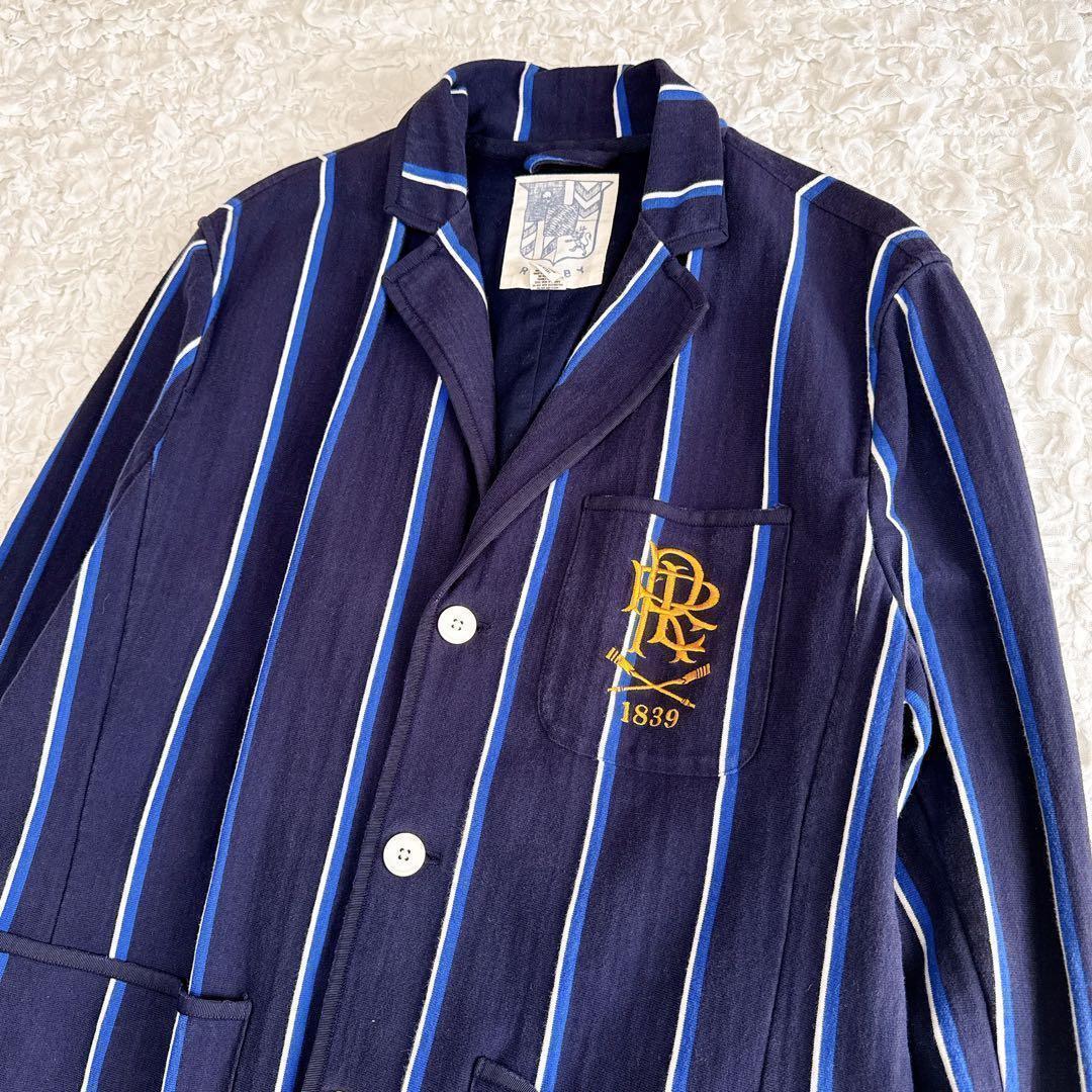 Rugby Ralph Lauren ストライプ ジャケット 刺繍エンブレム