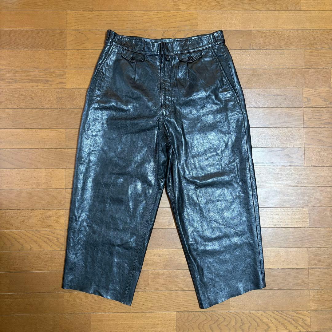 Yohji Yamamoto 00AW レザーパンツ アーカイブ ヨウジヤマモト