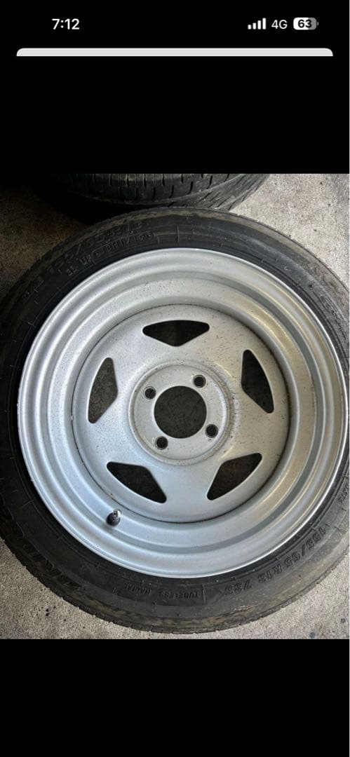 ESB TC01 13インチ 7J PCD100±0 ホイールタイヤセット