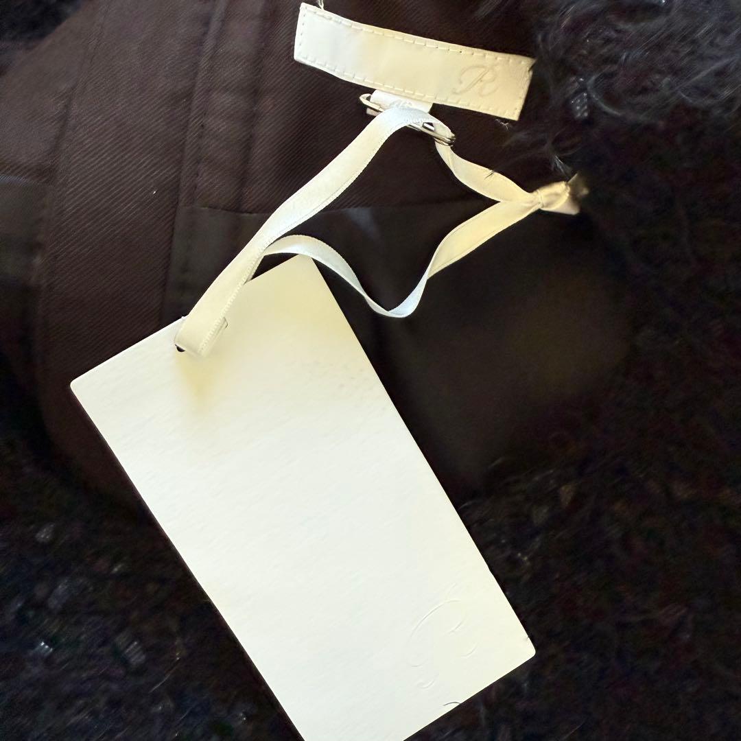 【新品】23区L R(アール) ファンシーツイードブラウス ブラック 15号
