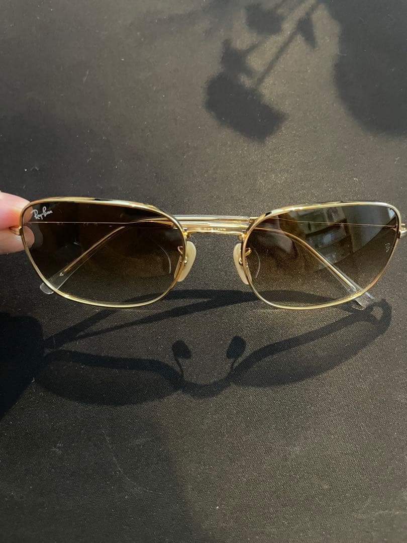 【美品】Ray-Ban レイバン RB3706 ゴールド ブラウン