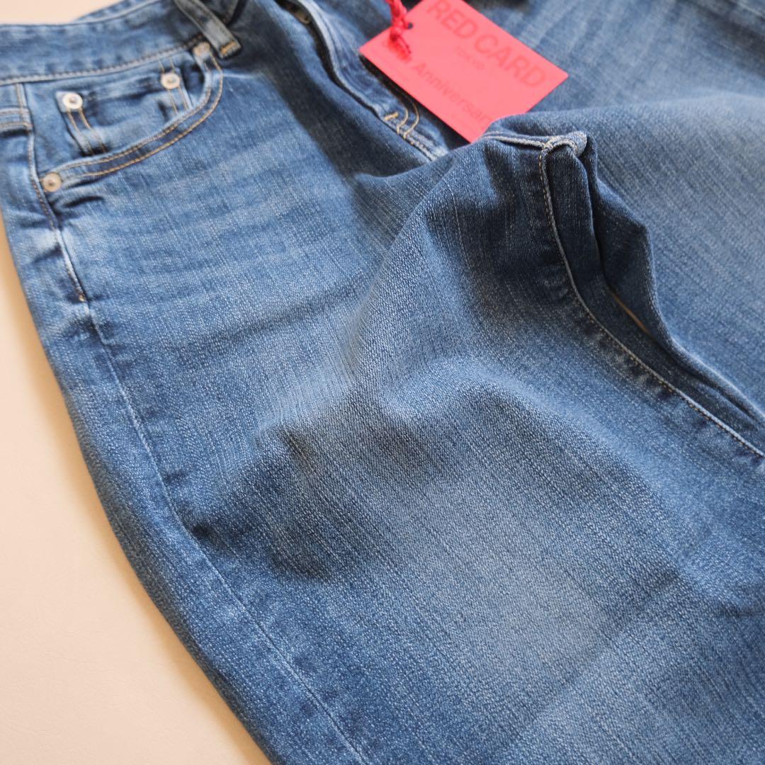 新品　RED CARD TOKYO 35thアニバーサリー ワイド デニムパンツ