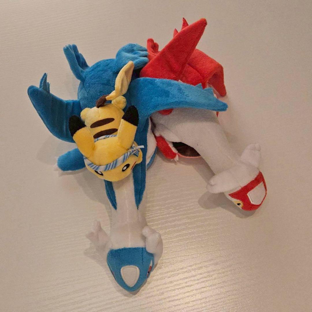 タグ付き ポケモンセンター フクオカR ぬいぐるみ ラティオスラティアス 福岡