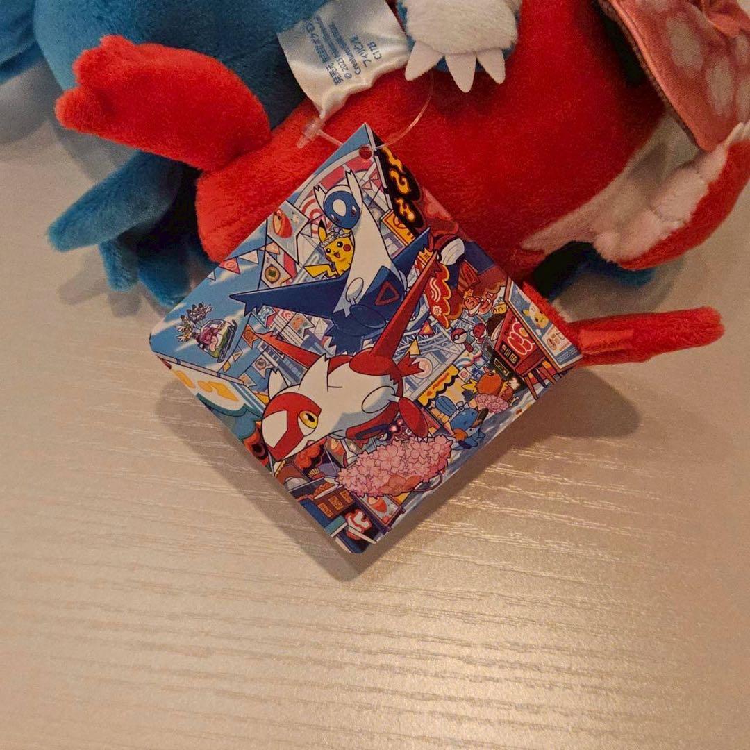 タグ付き ポケモンセンター フクオカR ぬいぐるみ ラティオスラティアス 福岡