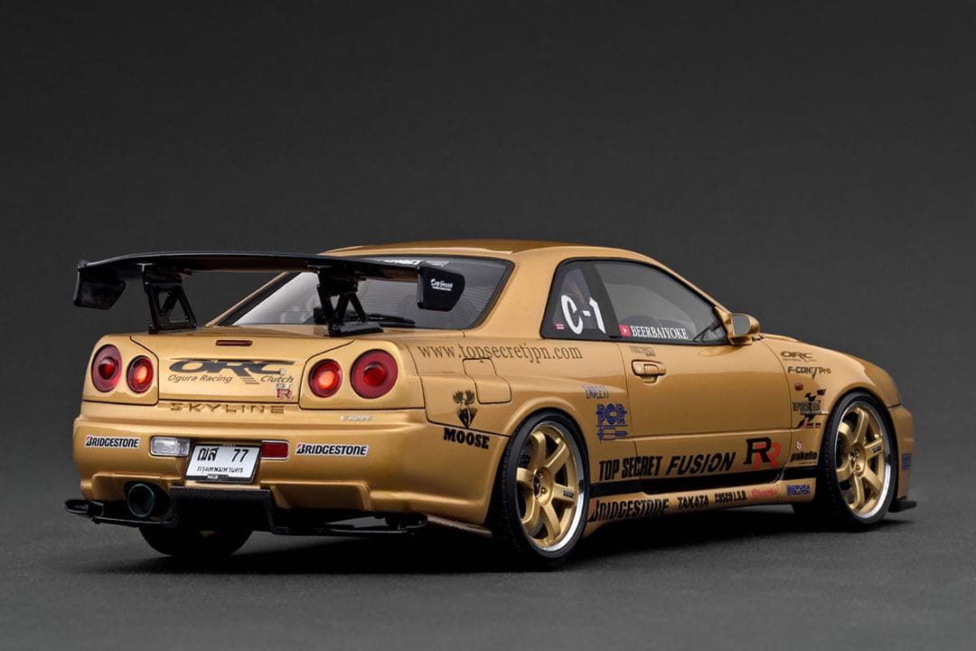 ミニカー IG3799 1/18 TOP SECRET 34GT-R (BNR34)