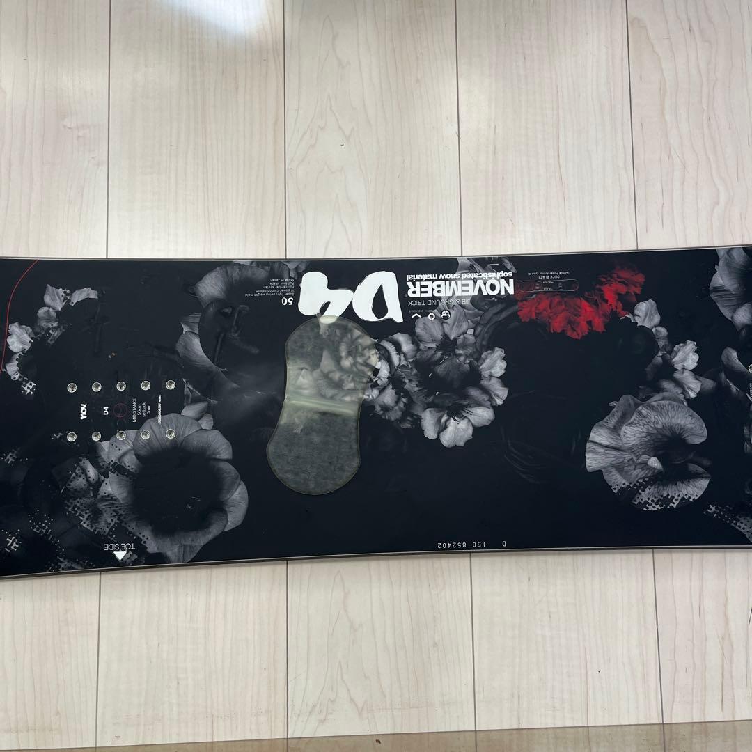 18-19NOVMBR D4オガサカ 国産スノーボード板　美品❗️150センチ