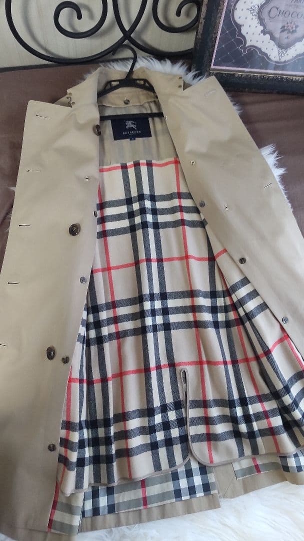 BURBERRY バーバリー ライナー付きトレンチコート ベージュ