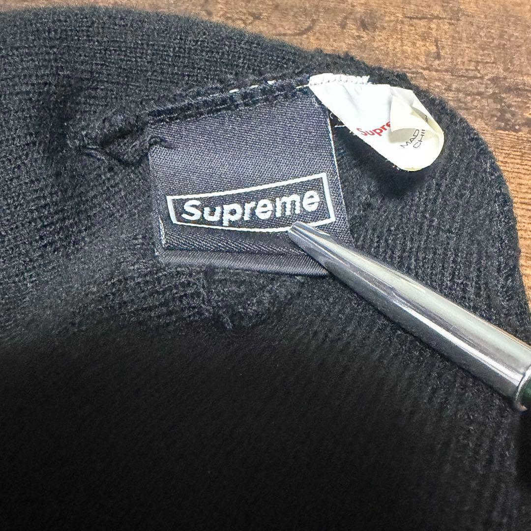 Supreme × New Era Box Logoビーニー BLK ニット帽