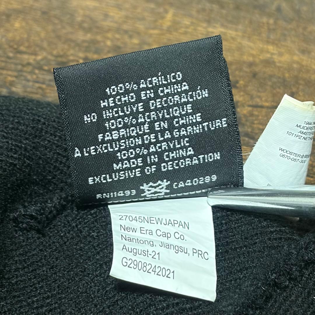 Supreme × New Era Box Logoビーニー BLK ニット帽