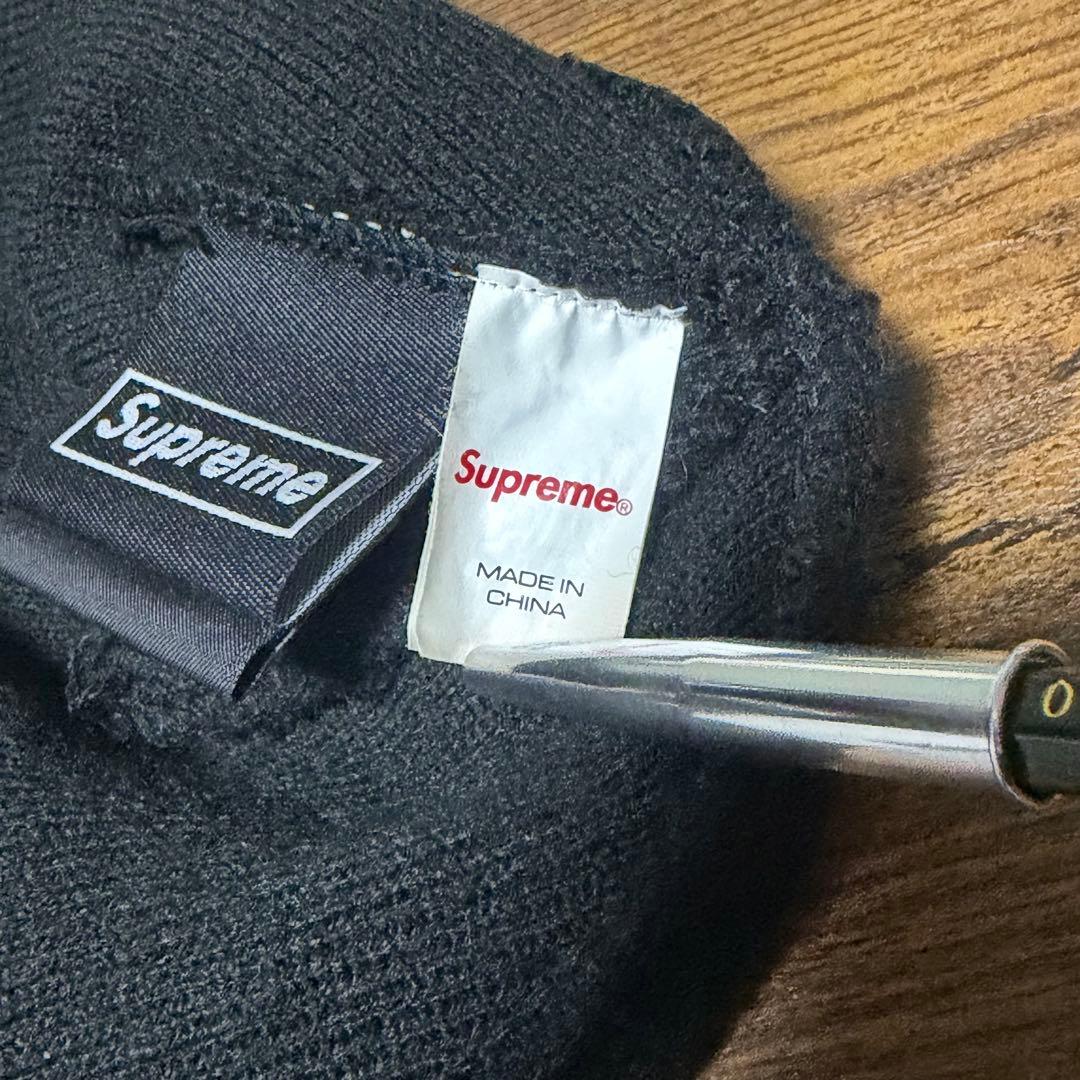 Supreme × New Era Box Logoビーニー BLK ニット帽