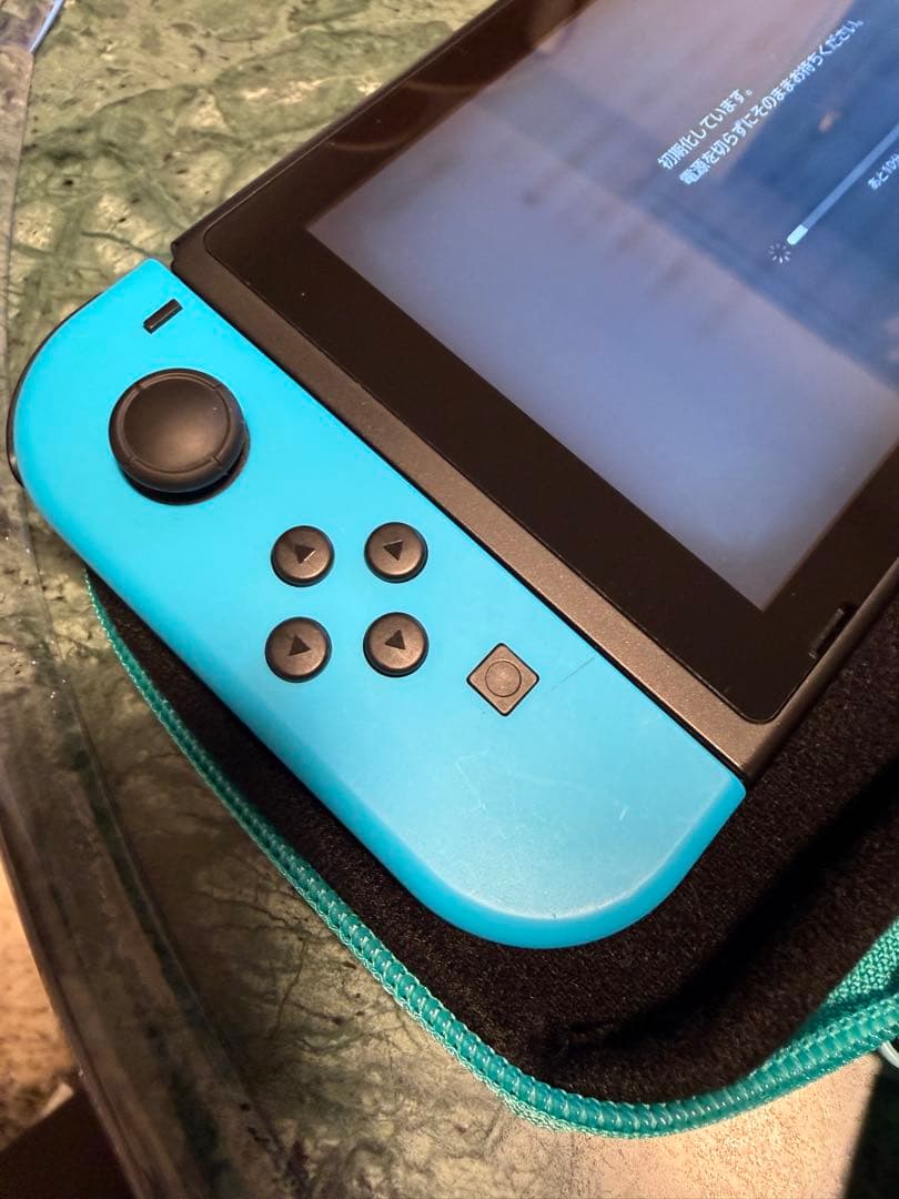 Nintendo Switch 青と赤 本体 リーフケース付き