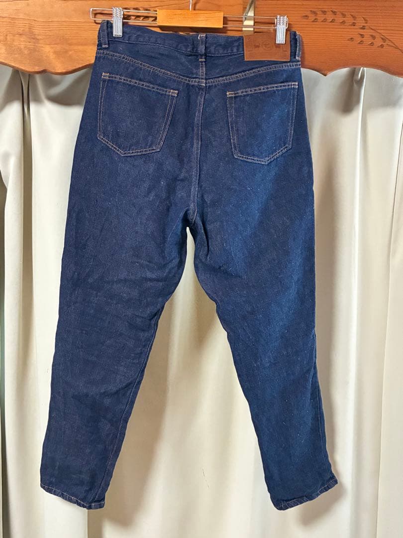 中川政七商品　麻のデニムパンツ　麻100%