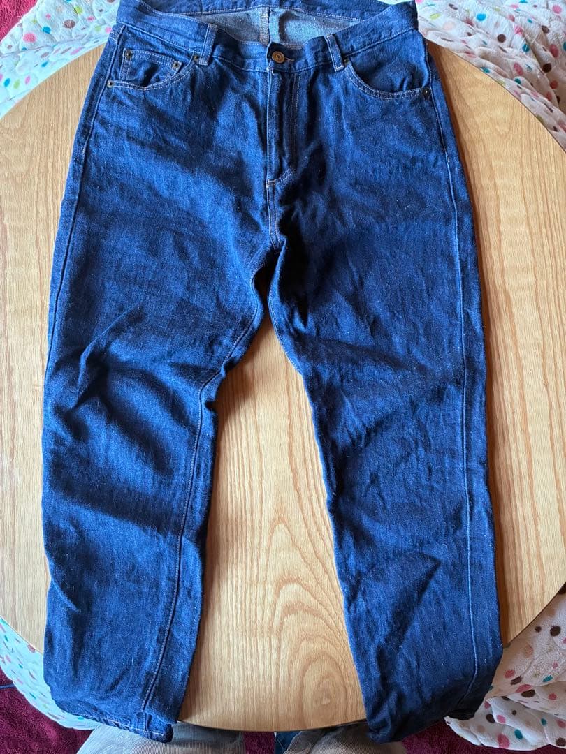 中川政七商品　麻のデニムパンツ　麻100%