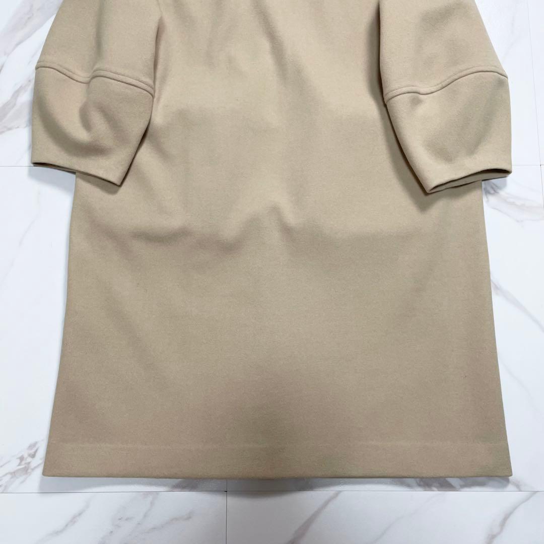 未使用級✨24AW NEMIKA ノーカラーコート ファーポケット 近年モデル