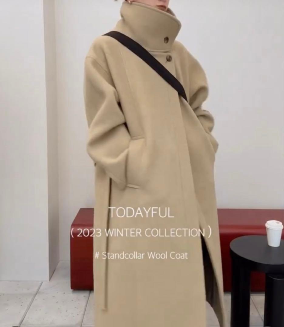 TODAYFUL トゥデイフル Standcollar Wool Coat