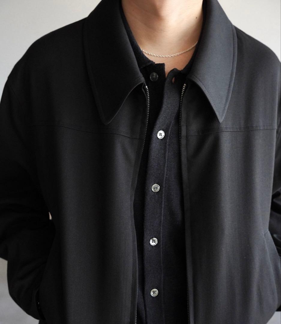 【WYM】 TECH WOOL GABARDINE ZIP BLOUSON