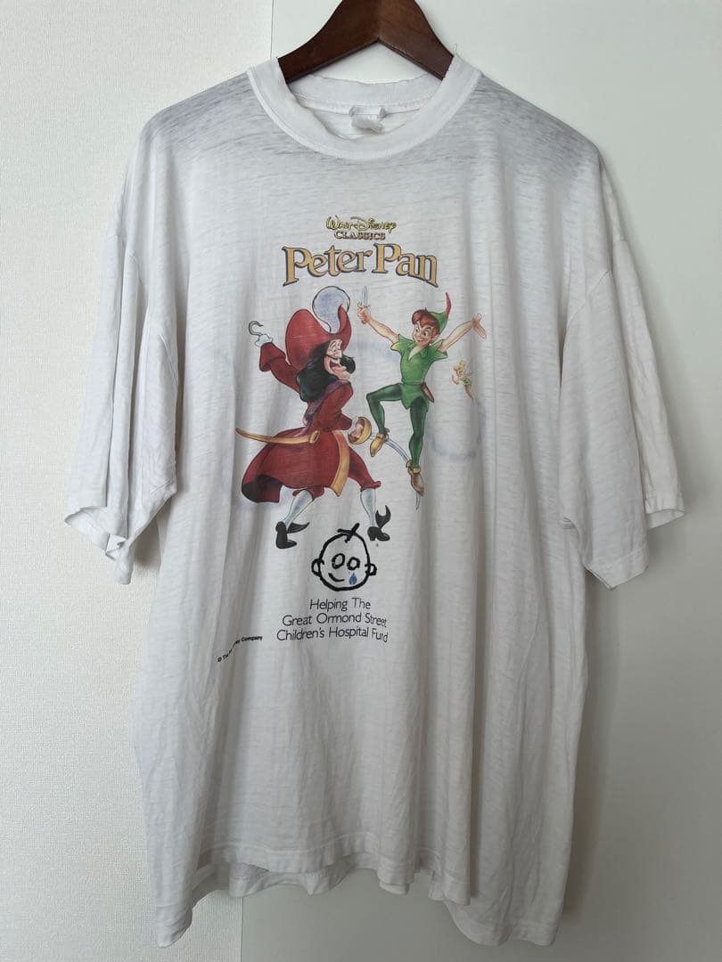 ディズニー ヴィンテージ ピーターパン Tシャツ ビデオ プロモ 90s 80s