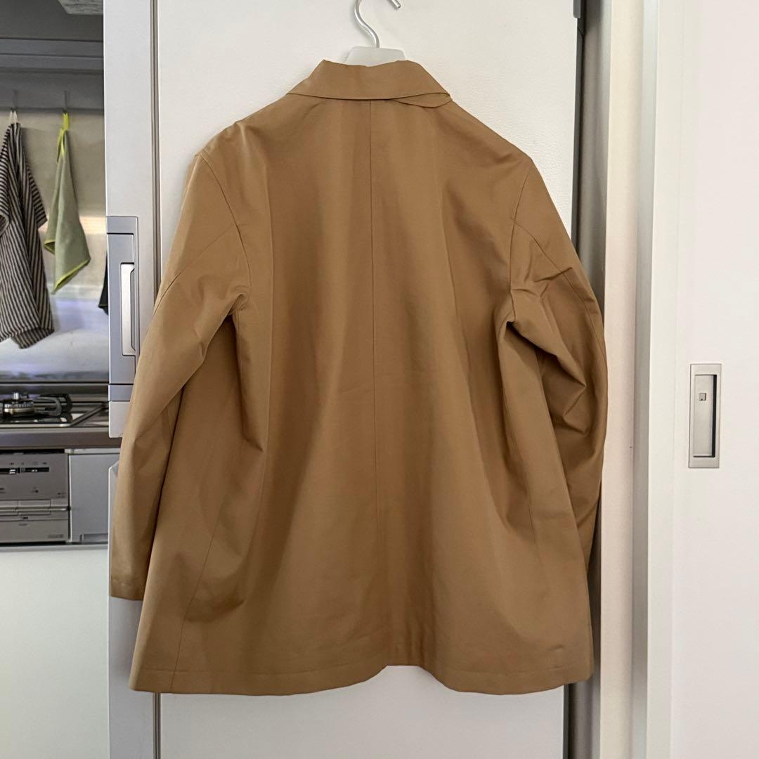 【美品/送料込】無印良品｜ステンカラーハーフコート(L)｜ベージュ