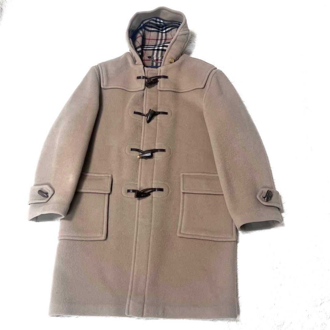 美品☆バーバリーダッフルコート英国製ベージュ