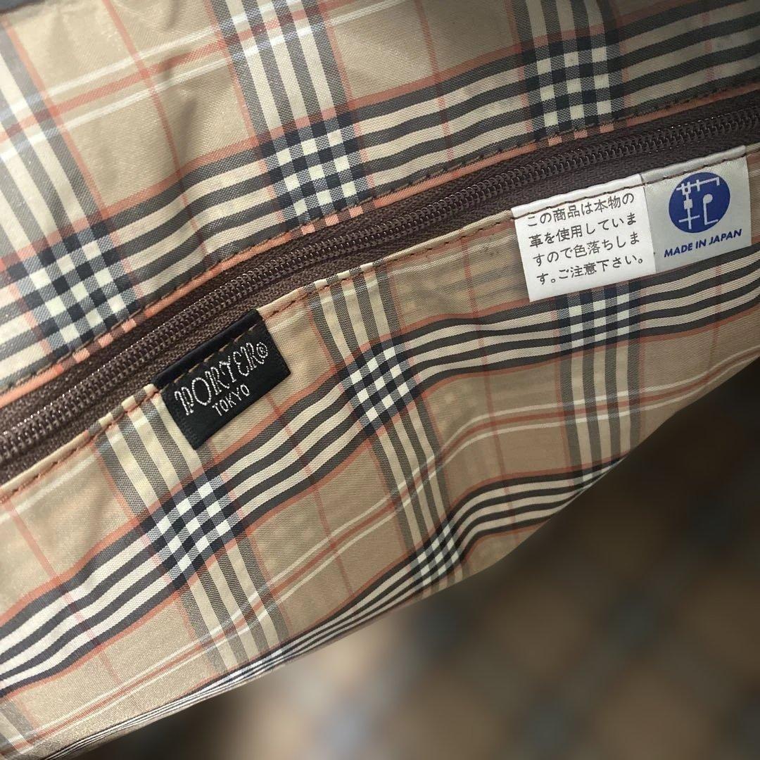 PORTER CERVINO レザーバッグ　ボストンバッグ　高級感