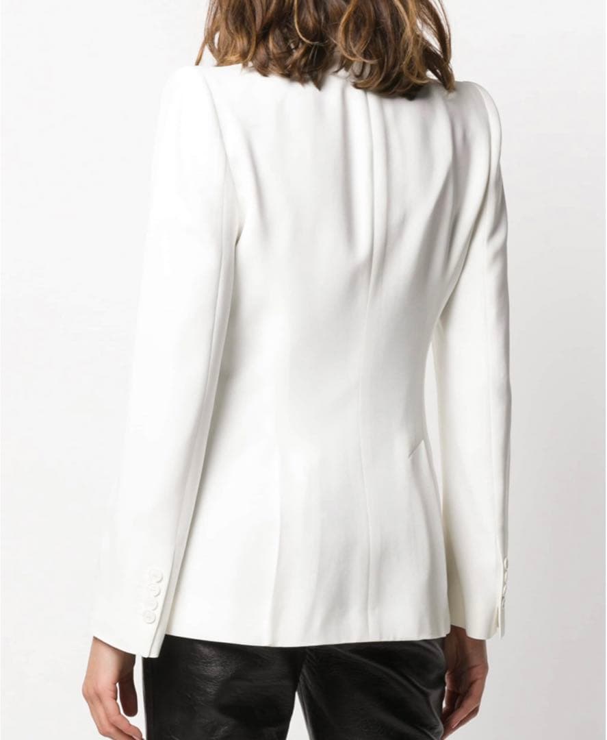Alexander McQueen パワーショルダージャケット　ホワイト　40