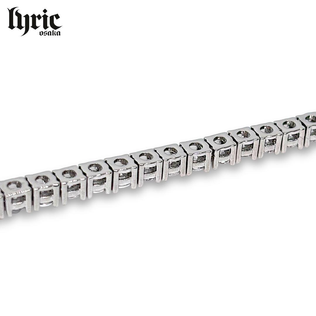 テニスチェーン シルバー 3mm 50cm テニスネックレス ブリンブリン