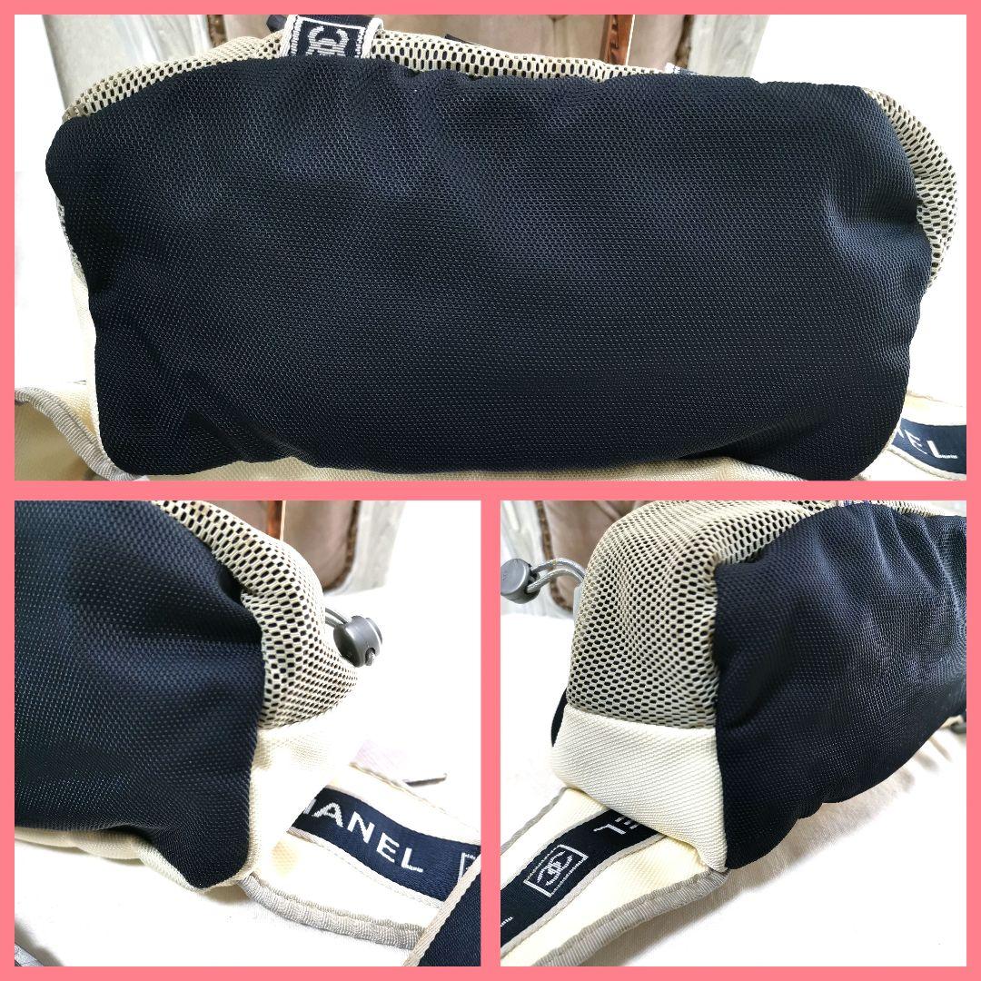 【良品】シャネルCHANELスポーツライン ココマーク ボディバッグ