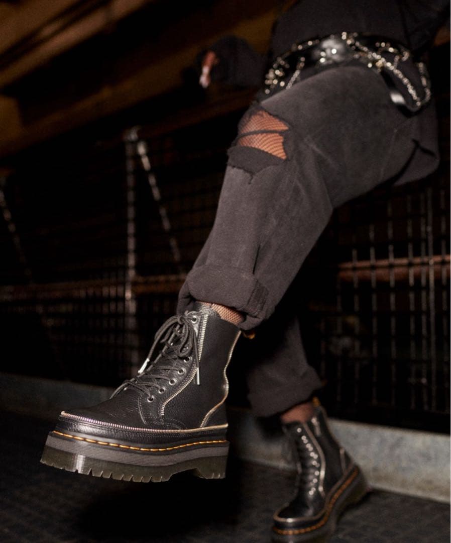 靴 Jadon Zip 8 EYE BOOT UK6 25cm