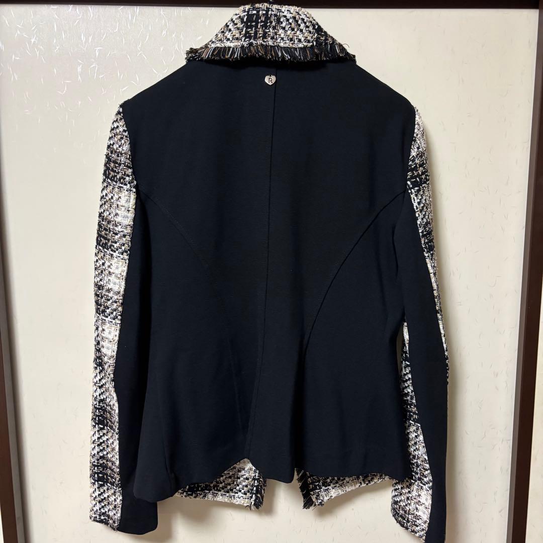 美品❣️ 3万❣️ リナシメント　秋色　ツイードジャケット　M 9〜11号　黒