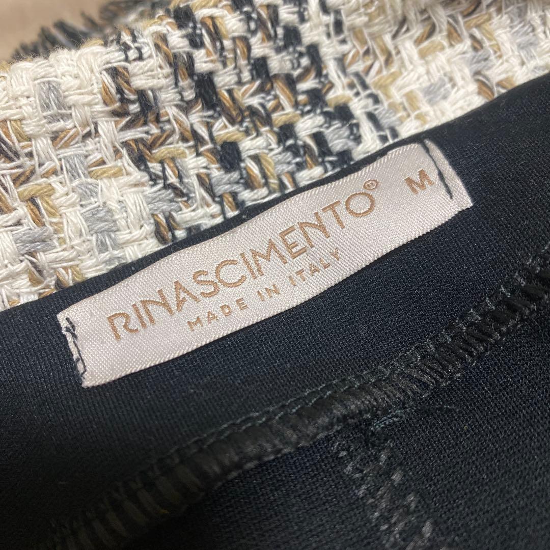 美品❣️ 3万❣️ リナシメント　秋色　ツイードジャケット　M 9〜11号　黒