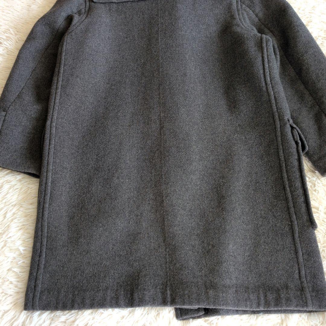 BURBERRY LONDON メンズ ノバチェック ダッフルコート グレー