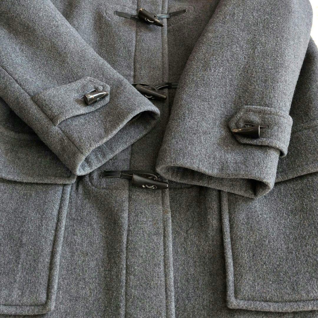 BURBERRY LONDON メンズ ノバチェック ダッフルコート グレー
