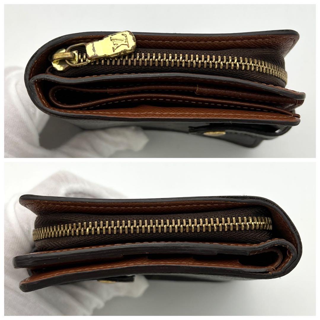 【美品】ヴィトン コンパクトジップ モノグラム 折り財布 M61667