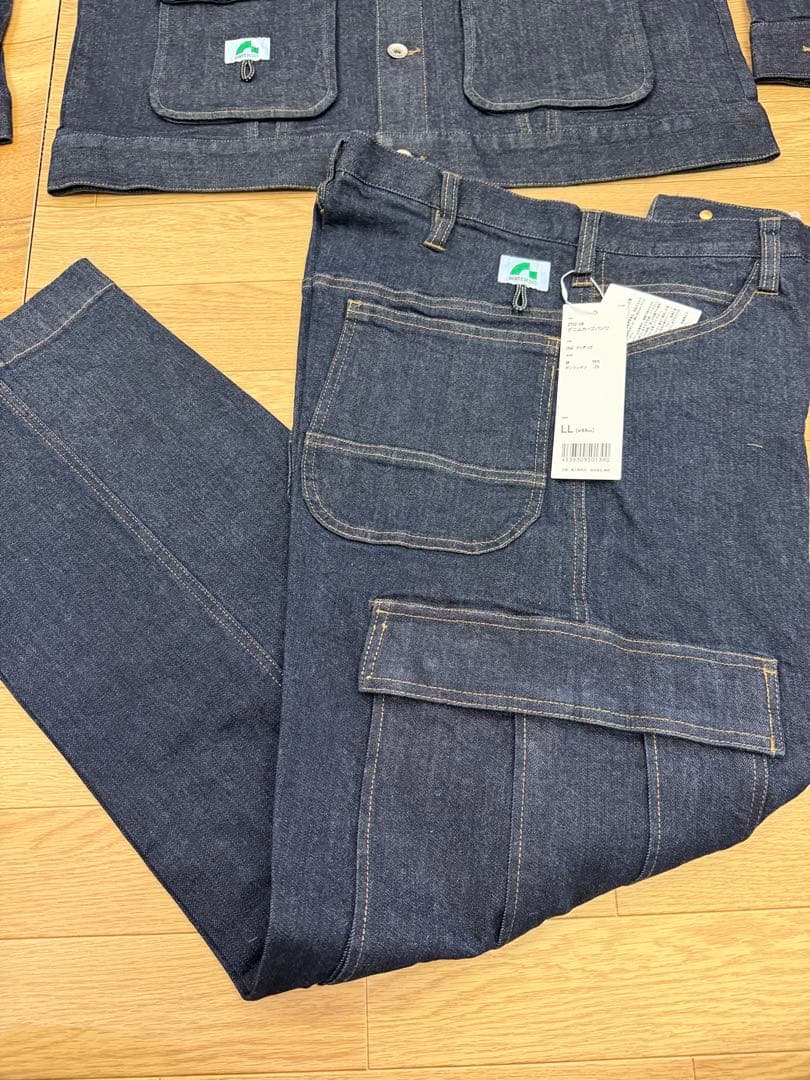 桑和　beams design デニム　セットアップ　サイズLL