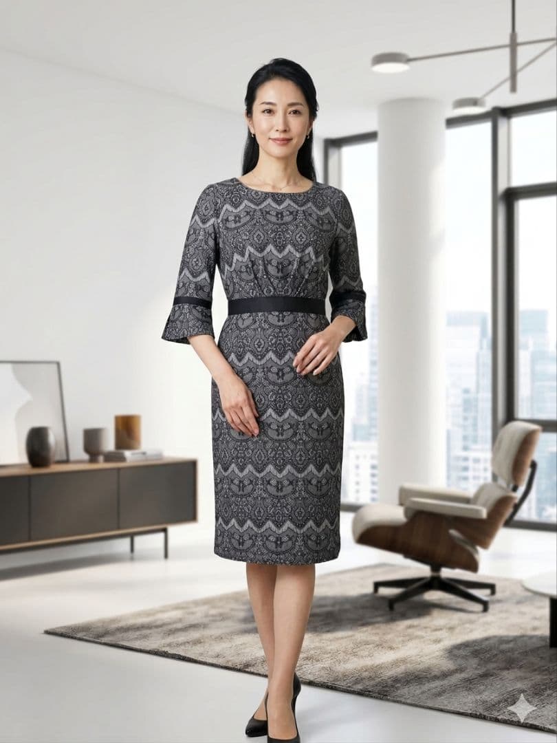 美品 Leilian 高級レースワンピース