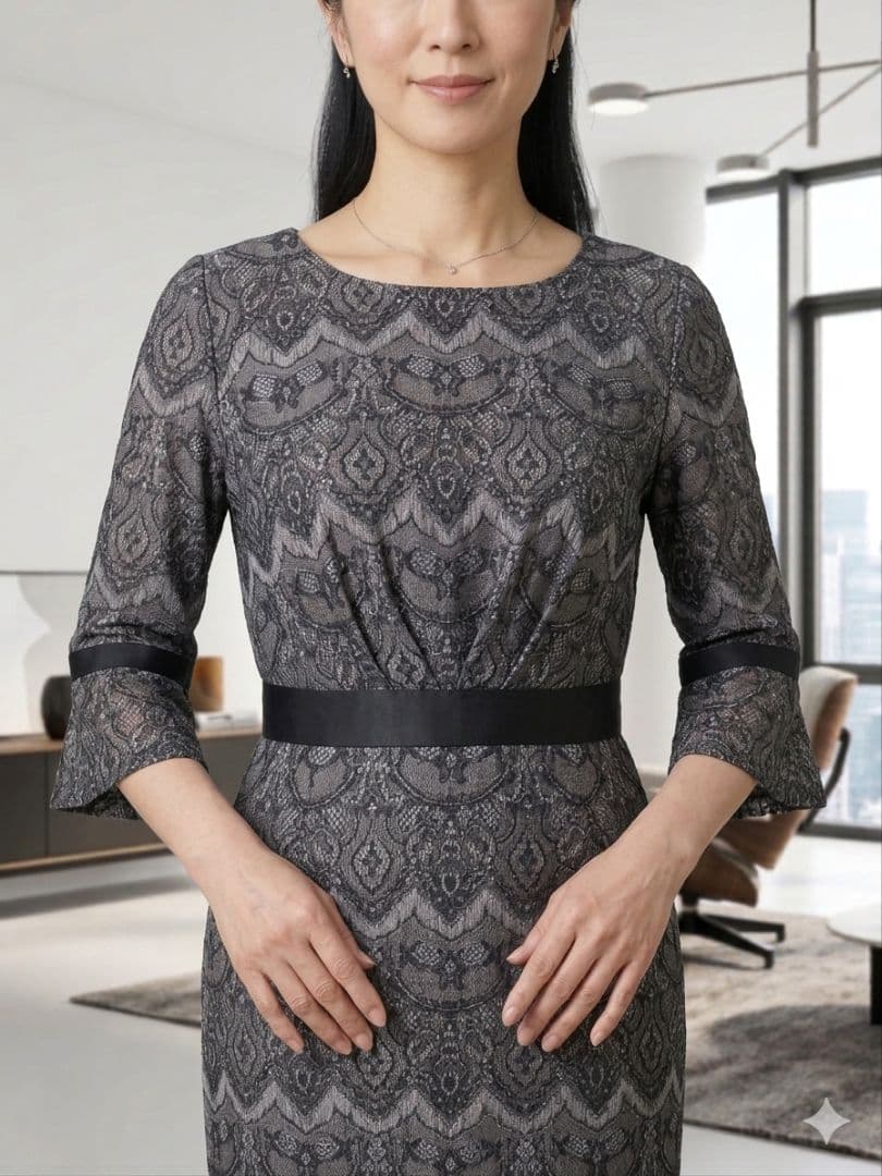 美品 Leilian 高級レースワンピース